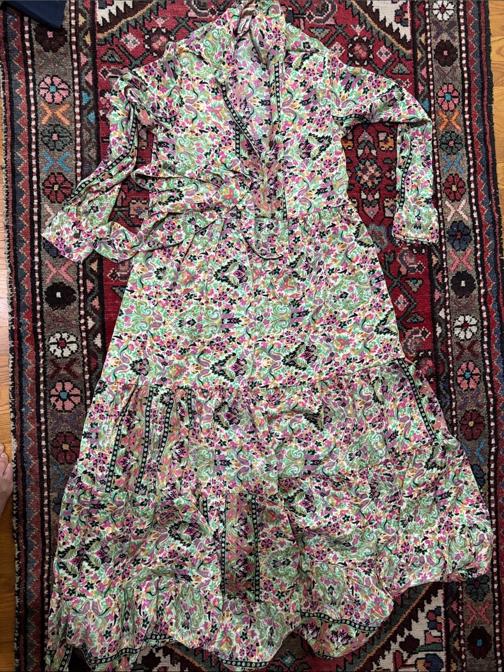 Raga Silky patterned dress